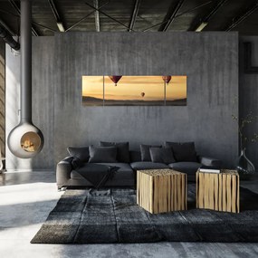 Obraz - latające balony (170x50 cm)