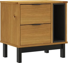 Drewniana szafka nocna z szufladami G6-P45