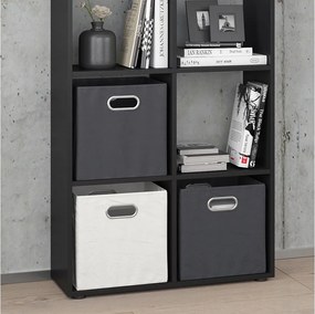 Room Divider czarny 143x29x72 scutum