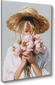 Obraz z ręcznie malowanymi elementami 70x100 cm Estelle – Styler