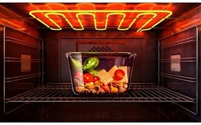 Simax 7606/L szklany pojemnik z pokrywką typu klik-klak, 0,5 l