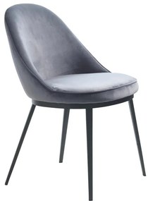 Szare krzesło Gain – Unique Furniture