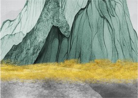 Obraz na szkle - Emerald Mountains N⁰3 (70x50 cm)