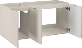 Trzydrzwiowa szafka łazienkowa Bella 120 cm, kaszmir