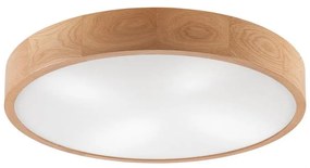 Plafon OAK 4xE27/60W/230V ø 57,5 cm dąb