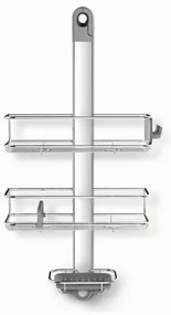 Simplehuman Regulowany uchwyt pod prysznic zpółkami