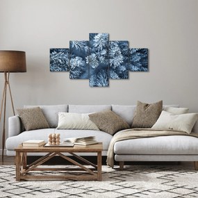 Obraz - Śnieżny las (125x70 cm)