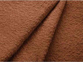 Brązowy narożnik z materiału bouclé (strona zmienna/w kształcie litery L) Molino – Micadoni Home