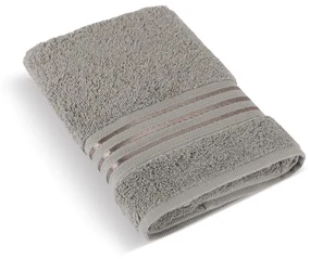 Bellatex Frotte ręcznik kolekcja Linie ciemnoszary, 50 x 100 cm, 50 x 100 cm