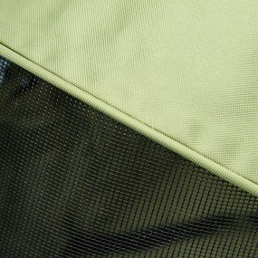 Outsunny Wózek dla Zwierząt Składany Ciemnozielony do 20kg | Aosom PL