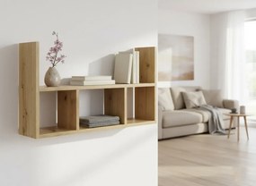 Skandynawska półka wisząca w kolorze dąb artisan E1-Z30