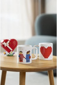 Biały ceramiczny kubek dla dzieci 300 ml Love – LEGO®