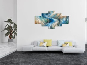 Obraz - Abstrakcyjny nurt (125x70 cm)