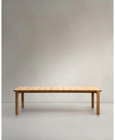 Stół ogrodowy z litego drewna tekowego 102x220 cm Icaro – Kave Home