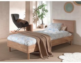 Łóżko dziecięce z litego drewna dębowego 90x200 cm Forrest – Vipack