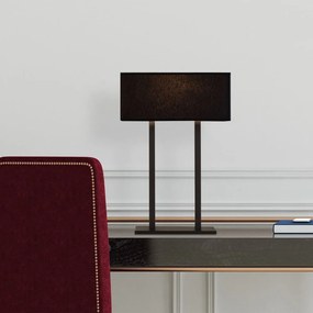 Czarna lampa stołowa (wysokość 52 cm) Salihini – Opviq lights
