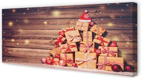 Obraz drukowany na płótnie Prezenty na Deskach