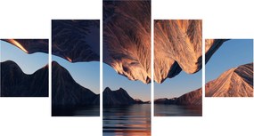 Obraz - Klify 3D (125x70 cm)