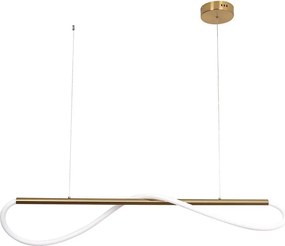 Żyrandol LED na lince MELECA LED/24W/230V 3000/4000/6000K 100 cm złoty