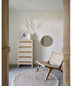 Fotel z plecionką w naturalnym kolorze Beida – Kave Home