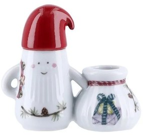Ceramiczny świecznik ze świątecznym motywem Hammershøi Christmas Father Elf – Kähler Design