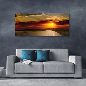 Obraz na płótnie Droga ku Wschodzącemu Słońcu