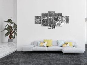 Obraz - Lis w zimie (125x70 cm)