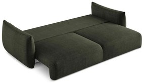 Zielona rozkładana sofa 230 cm Leila – Makamii
