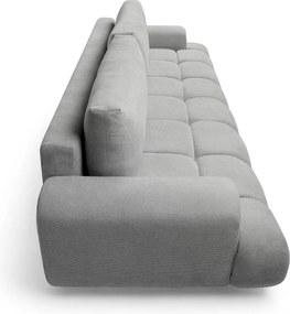 Kanapa Lutario z funkcją spania - szara plecionka hydrofobowa Venice 2023