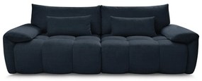 Ciemnoniebieska sofa z tkaniny szenilowej 264 cm Ivane – Bobochic Paris