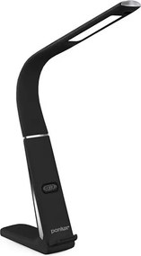 Lampa stołowa LED z regulacją jasności i bezprzewodowym ładowaniem LORD EVO LED/8W/230V, czarna