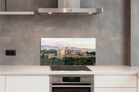 Panel Szklany Baśniowy Zamek w Górskim Lesie