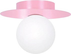 Różowa lampa sufitowa w kształcie kapelusza - 3X A677 E5-H21