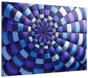 Obraz na szkle - struktura latającego balonu (70x50 cm)