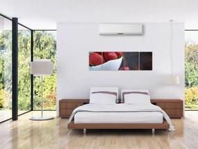 Obraz truskawek (170x50 cm)