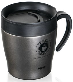 Banquet Kubek termiczny podróżny TAZZA 330 ml,antracytowy