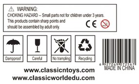 Classic world edu drewniana tablica dwustronna kredowa- magnetyczna edukacyjna