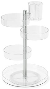 Plastikowy obrotowy organizer łazienkowy na kosmetyki Pirouette – Umbra