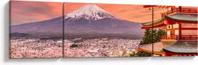 Obraz - Fujiyoshida, Japonia (170x50 cm)