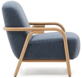 Niebieski fotel Sylo – Kave Home