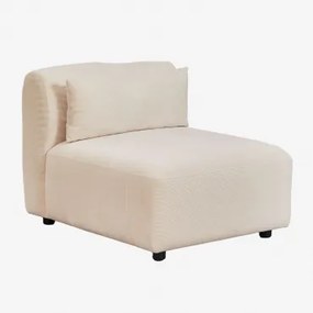 Centralny Moduł Do Sofy Modułowej Fogler Sztruksu Beżowy Len - Sklum