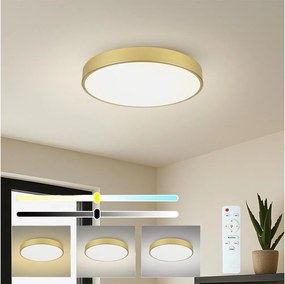 Brilagi - Ściemnialna oprawa LED POOL LED/60W/230V 3000-6000K śr. 60 cm złota + pilot