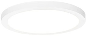 Zewnetrzna Wpuszczany lub naścienny reflektor biały 30 cm z wbudowanym LED 3-stopniowe ściemnianie do ciepłego - Trans Nowoczesny Oswietlenie zewnetrzne