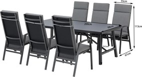 Doppler ARCTIC antracyt, 6+1