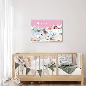 Obraz na szkle - Magiczna zima (70x50 cm)