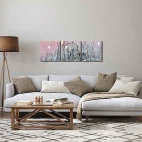Obraz - Chwila (z zegarem) (90x30 cm)