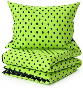 PrzytulneMieszkanie.pl PrzytulneMieszkanie.pl Bawełniana pościel COLAM GREEN zielona hotelowa kieszeń Rozmiar pościeli: 70 x 90 cm | 140 x 200 cm