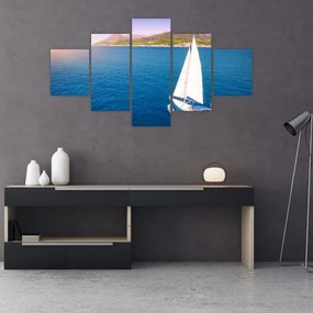 Obraz - Przejażdżka łodzią (125x70 cm)