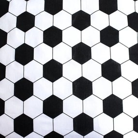 Zielona bawełniana pościel dziecięca jednoosobowa 140x200 cm Football – Jerry Fabrics