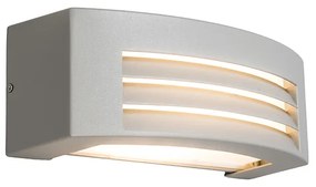 Zewnetrzna Nowoczesna lampa ścienna szara IP44 - Hurricane 1 Nowoczesny Oswietlenie zewnetrzne